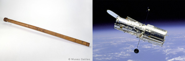 compare hubble galileo telescope comparison