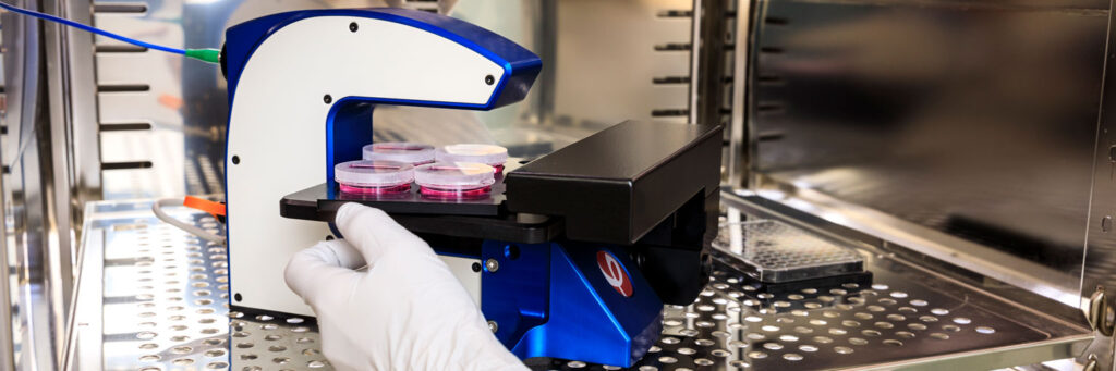 HoloMonitor M4 in a Cell Incubator HoloMonitor M4 in a Cell Incubator