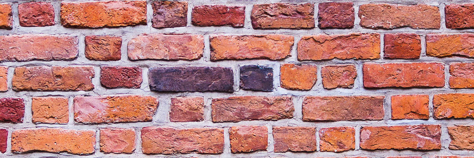 Closeup of an old brick wall.