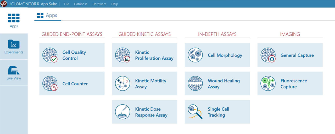 App Suite Cell Imaging Software - Cell Tracking & Analysis